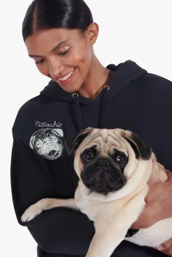 STAUD Pet Sweats & Knits- CUSTOM x C.BONZ HOODED SWEATSHIRT BLACK
