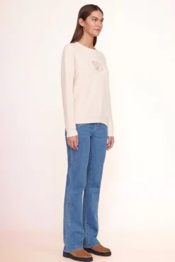STAUD Pet Sweats & Knits- CUSTOM SWEATSHIRT LIGHT PINK