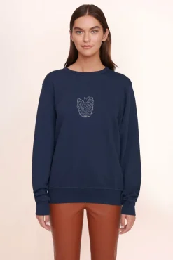STAUD Pet Sweats & Knits- CUSTOM SWEATSHIRT NAVY