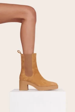 STAUD - CYBIL BOOT CASHEW SUEDE