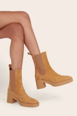 STAUD - CYBIL BOOT CASHEW SUEDE