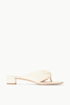 STAUD - DAHLIA SANDAL CREAM