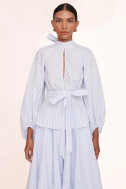 STAUD - DANICA TOP MIST STRIPE