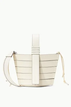 STAUD - DIAMOND MINI TOTE CREAM