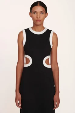 STAUD - DOLCE DRESS BLACK