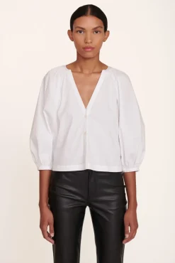 STAUD - ELLIOT PANT VEGAN LEATHER BLACK