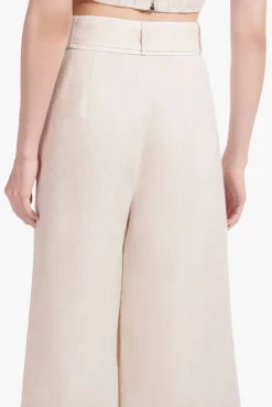 STAUD - ERIS PANT NATURAL WHITE