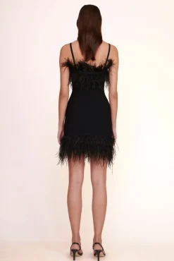 STAUD - ETTA DRESS BLACK