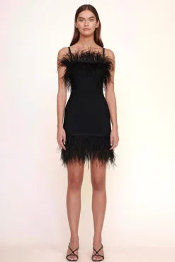 STAUD - ETTA DRESS BLACK