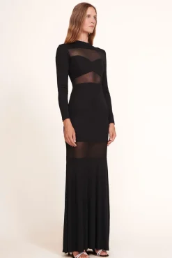 STAUD - FALCON DRESS BLACK