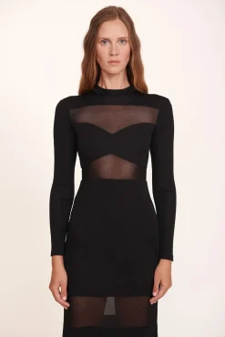 STAUD - FALCON DRESS BLACK