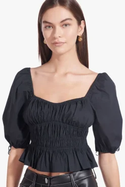 STAUD - FAYE TOP BLACK