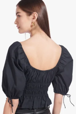 STAUD - FAYE TOP BLACK