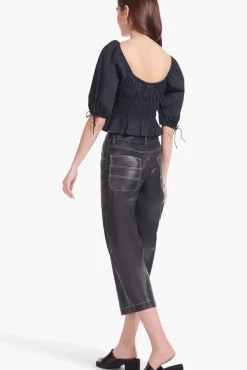 STAUD - FAYE TOP BLACK