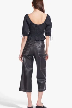 STAUD - FAYE TOP BLACK