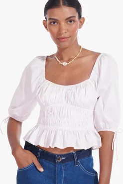 STAUD - FAYE TOP WHITE