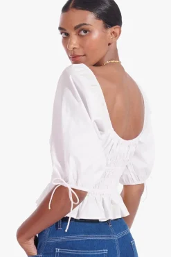 STAUD - FAYE TOP WHITE