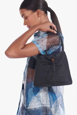 STAUD - FELIX NYLON SHOULDER BAG BLACK