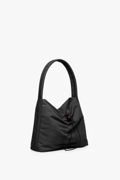 STAUD - FELIX NYLON SHOULDER BAG BLACK