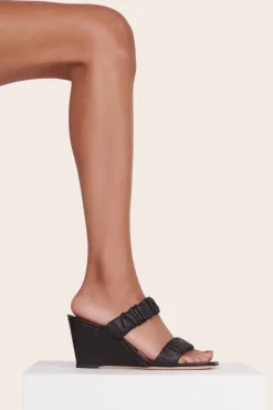 STAUD - FRANKIE WEDGE BLACK