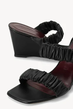STAUD - FRANKIE WEDGE BLACK