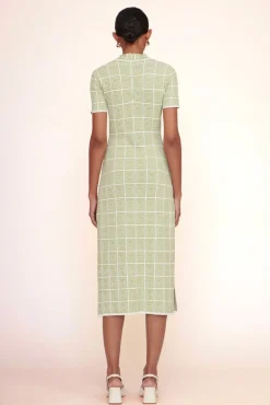 STAUD - HELI DRESS MOSS MAZE