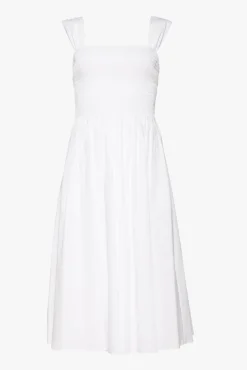 STAUD - IDA DRESS WHITE