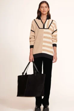 STAUD - IDA WEEKEND TOTE BAG BLACK