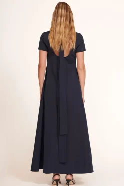 STAUD - ILANA DRESS NAVY