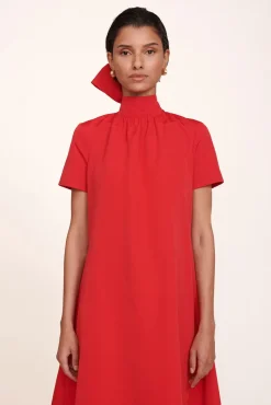 STAUD - ILANA DRESS POINSETTIA
