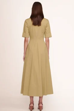 STAUD - JOAN MAXI DRESS KHAKI