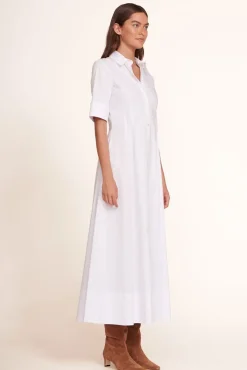 STAUD - JOAN MAXI DRESS WHITE