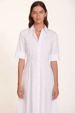 STAUD - JOAN MAXI DRESS WHITE