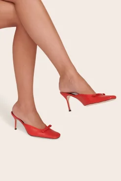 STAUD - KARINE HEEL CHERRY