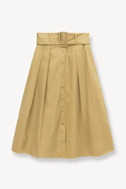 STAUD - KINGSLEY SKIRT KHAKI