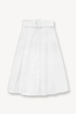 STAUD - KINGSLEY SKIRT WHITE