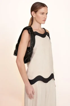 STAUD - KISS BAG PATENT BLACK