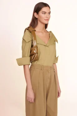 STAUD - KISS BAG PATENT ROSEMARY