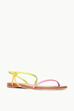 STAUD - LAUREL SANDAL CITRON MULTI
