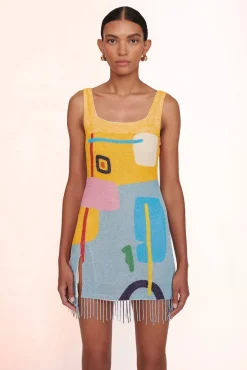 STAUD - LE SABLE DRESS DAFFODIL DREAM