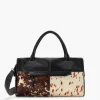 STAUD - LEO SATCHEL MIXED HAIRCALF