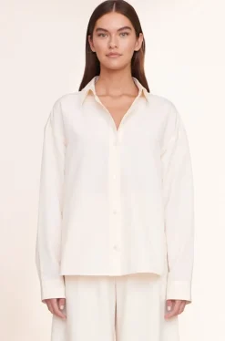 STAUD - LEONORA TOP IVORY