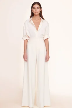 STAUD - LEONORA TOP IVORY