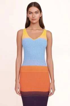 STAUD - MAXI DANA DRESS AURA