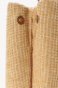 STAUD - MERCATO RAFFIA TOTE NATURAL TAN