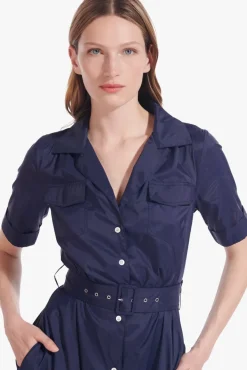 STAUD - MILLIE DRESS NAVY