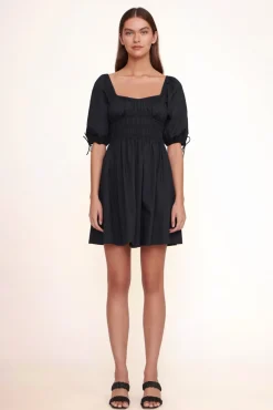 STAUD - MINI FAYE DRESS BLACK