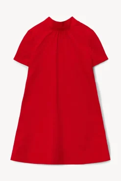 STAUD - MINI ILANA DRESS POINSETTIA