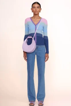 STAUD - MINI MOON BAG LILAC