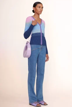 STAUD - MINI MOON BAG LILAC